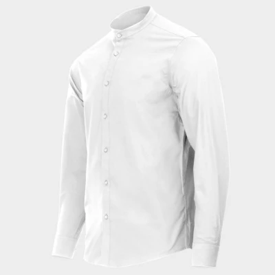 Cămașă cu guler pentru bărbați  VELILLA ALB / Stenso / Camasi