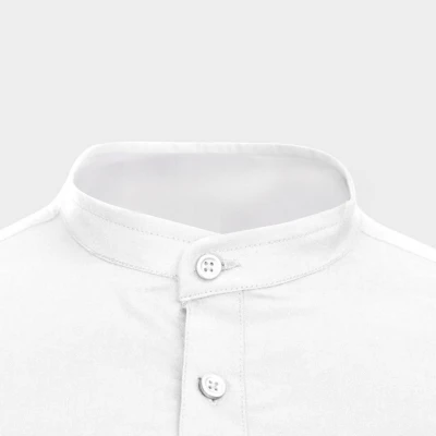 Cămașă cu guler pentru bărbați  VELILLA ALB / Stenso / Camasi