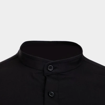 Cămașă cu guler pentru bărbați  VELILLA NEGRU / Stenso / Camasi