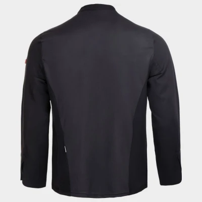 Tunica pentru bucătari VELILLA NEGRU / Stenso / Imbracaminte bucatari