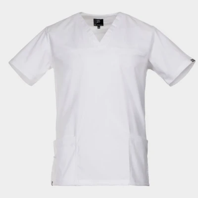 Tunică medicală pentru bărbați VICTOR ALB / Stenso / Sanitara, Asistenti medicali, Curatenie