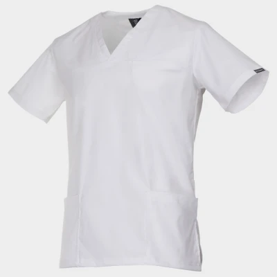 Tunică medicală pentru bărbați VICTOR ALB / Stenso / Sanitara, Asistenti medicali, Curatenie