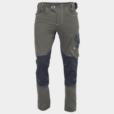 Pantaloni de lucru NEURUM PERFORMANCE VERDE ÎNCHIS / Stenso / Pantaloni salopeta talie