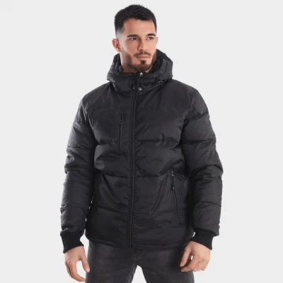 Geacă pentru bărbați MESLAY 2.2 NEGRU / Stenso / Scurte, Jachete impermeabile de iarna