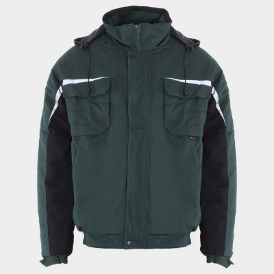 Costum de lucru KASTOR IARNĂ VERDE BUMBAC / Stenso / Costume vatuite, de iarna