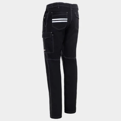 Pantalon de lucru PAYPER WORKER STRETCH NEGRU / Stenso / Pantaloni salopeta talie