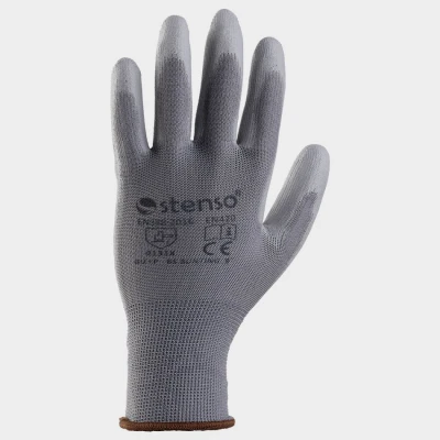 Mănuși imersate în poliuretan BUNTING GRI / Stenso / Textile impregnate in poliuretan