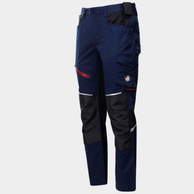 Pantaloni de lucru REVOLT 4STRETCH ALBASTRU MARIN/NEGRU / Stenso / Pantaloni softshell