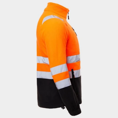 Hanorac reflectorizant PRISMA HV ORANGE FLEECE / Stenso / Reflectorizanta