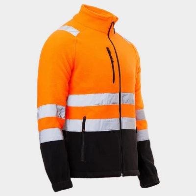 Hanorac reflectorizant PRISMA HV ORANGE FLEECE / Stenso / Reflectorizanta