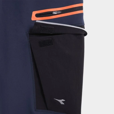 Pantaloni de lucru DIADORA PANT HYBRID CARGO BLACK/BLUE / Stenso / Pantaloni softshell