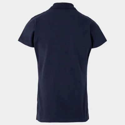 Tricou dama cu guler VELILLA ALBASTRU MARIN / Stenso / Tricouri POLO (cu guler si nasturi)