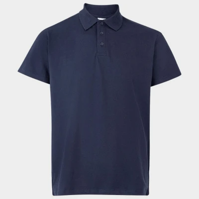 Tricou cu guler VELILLA ALBASTRU MARIN / Stenso / Tricouri POLO (cu guler si nasturi)
