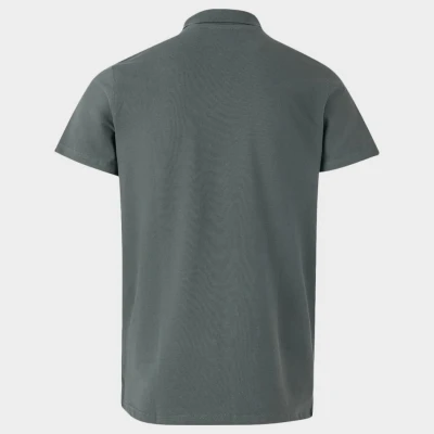 Tricou cu guler VELILLA GRI / Stenso / Tricouri POLO (cu guler si nasturi)