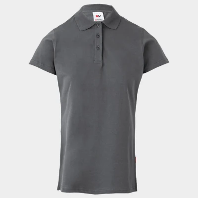 Tricou dama cu guler VELILLA GRI / Stenso / Tricouri POLO (cu guler si nasturi)