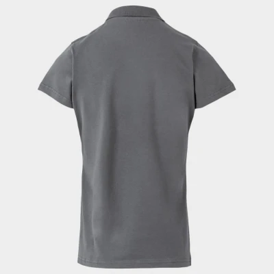 Tricou dama cu guler VELILLA GRI / Stenso / Tricouri POLO (cu guler si nasturi)