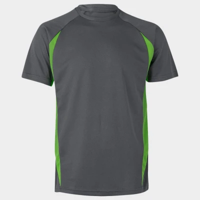 Tricou VELILLA GRI/VERDE / Stenso / Tricouri pentru sport, top-uri, seturi sport, pantaloni scurti sport, fuste, colanti sport