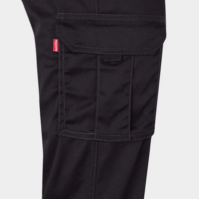 Pantaloni de lucru VELILLA NEGRU / Stenso / Pantaloni salopeta talie