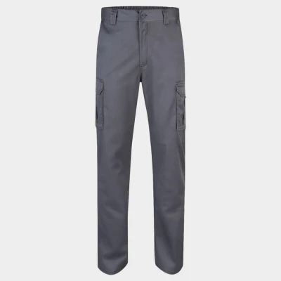 Pantaloni de lucru VELILLA GRI / Stenso / Pantaloni salopeta talie