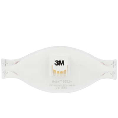 Semimasca 3M 9332+ AURA FFP3 / Stenso / Semimasti simple cu supapa FFP3