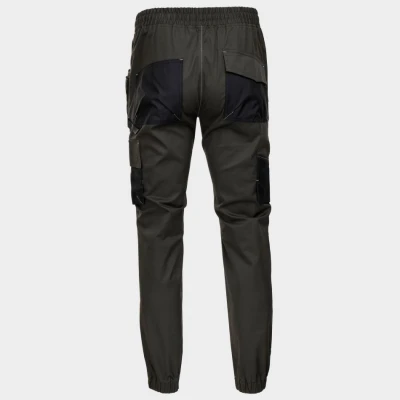 Pantaloni de lucru REVOLT SPORT VERDE ÎNCHIS / Stenso / Pantaloni salopeta talie