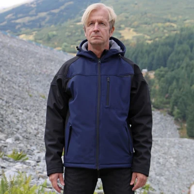 Jachetă softshell PRISMA SOFTSHELL IARNA BLEUMARIN/NEGRU / Stenso / Scurte, Jachete impermeabile de iarna