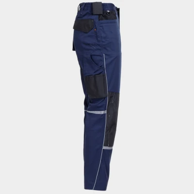 Pantaloni de lucru PRISMA SPANDEX BLEUMARIN/NEGRU / Stenso / Pantaloni salopeta talie