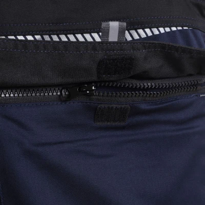 Salopetă de lucru PRISMA SPANDEX BLEUMARIN/NEGRU / Stenso / Pantaloni salopeta cu pieptar