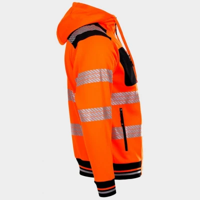 Hanorac reflectorizant PRISMA HV 2.0 ORANGE / Stenso / Hanorace, Pulovere, Bluze, Jachete vant, fashion, hi vis, reflectorizante