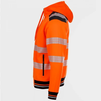 Hanorac reflectorizant PRISMA HV 2.0 ORANGE / Stenso / Hanorace, Pulovere, Bluze, Jachete vant, fashion, hi vis, reflectorizante