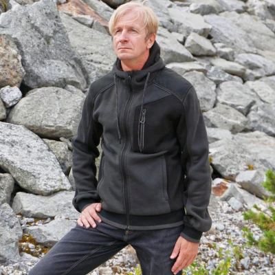 Hanorac REVOLT GRI/NEGRU / Stenso / Hanorace, Fleece, Fashion