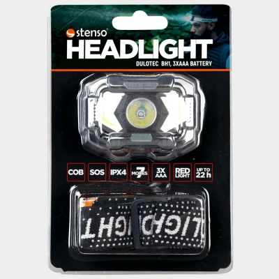 Lanternă de cap + 3xAAA baterii DULOTEC BH1 / Stenso / Lanterne cu prindere pe cap