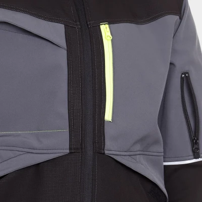 Jachetă softshell PRISMA SOFTSHELL 2.0 NEGRU/GRI / Stenso / Jachete softshell