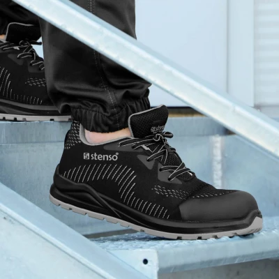 RACE PRO BLACK S1PS MF SR Încălțăminte de protecție / Stenso / Pantofi protectie S1PS