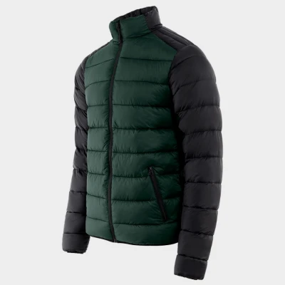 Jachetă pentru bărbați PULSE VERDE/NEGRU / Stenso / Scurte, Jachete impermeabile de iarna