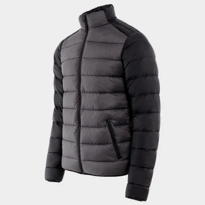 Jachetă pentru bărbați PULSE GRI ÎNCHIS/NEGRU / Stenso / Scurte, Jachete impermeabile de iarna