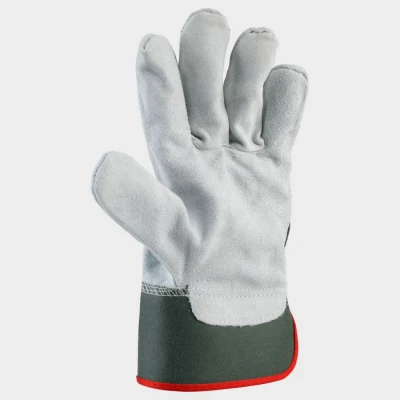 Mănuși din piele și material textil MOHAVE VERDE / Stenso / Piele cu textil