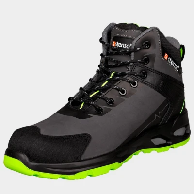 Bocanci de protectie RULER S3S SR GREY/GREEN / Stenso / Bocanci protectie S3S