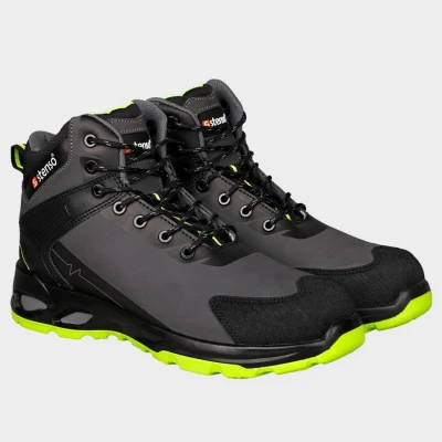 Bocanci de protectie RULER S3S SR GREY/GREEN / Stenso / Bocanci protectie S3S