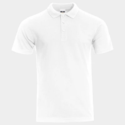 Tricou polo STENSO NAOS WHITE / Stenso / Tricouri POLO (cu guler si nasturi)