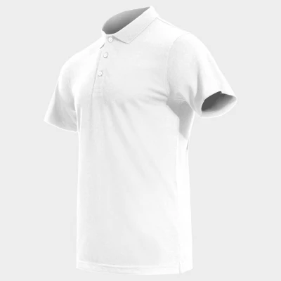 Tricou polo STENSO NAOS WHITE / Stenso / Tricouri POLO (cu guler si nasturi)