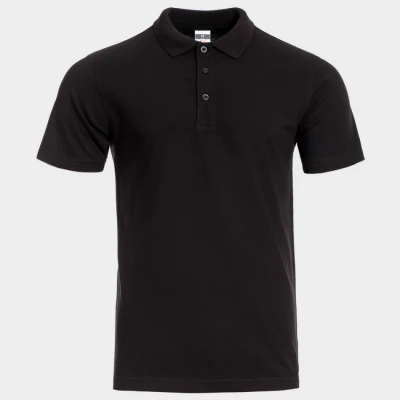 Tricou polo STENSO NAOS BLACK / Stenso / Tricouri POLO (cu guler si nasturi)