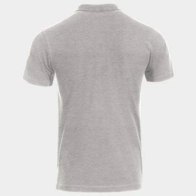 Tricou polo STENSO NAOS GRAY MELANGE / Stenso / Tricouri POLO (cu guler si nasturi)