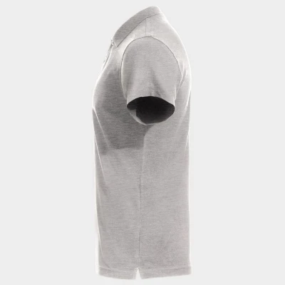 Tricou polo STENSO NAOS GRAY MELANGE / Stenso / Tricouri POLO (cu guler si nasturi)