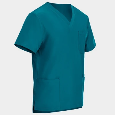 Tunica medicală pentru bărbați NOBBY PETROL / Stenso / Sanitara, Asistenti medicali, Curatenie