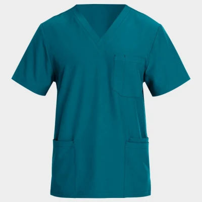 Tunica medicală pentru bărbați NOBBY PETROL / Stenso / Sanitara, Asistenti medicali, Curatenie