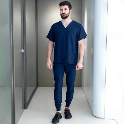 Pantaloni NOBBY ALBASTRU MARIN / Stenso / Sanitara, Asistenti medicali, Curatenie