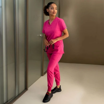 Pantaloni NOBBY FUCHSIA / Stenso / Sanitara, Asistenti medicali, Curatenie