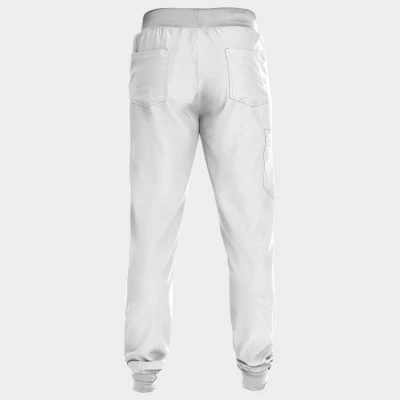 Pantaloni NOBBY ALB / Stenso / Sanitara, Asistenti medicali, Curatenie