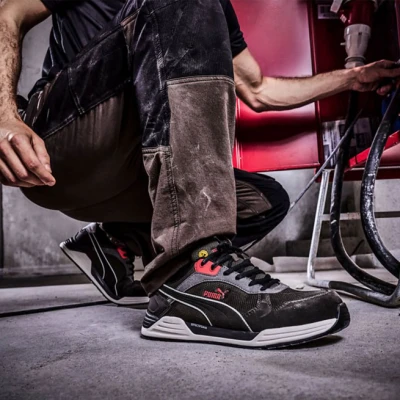 Pantofi de lucru PUMA FRONTSIDE IVY LOW S1P ESD HRO SRC / Stenso / Pantofi protectie S1P